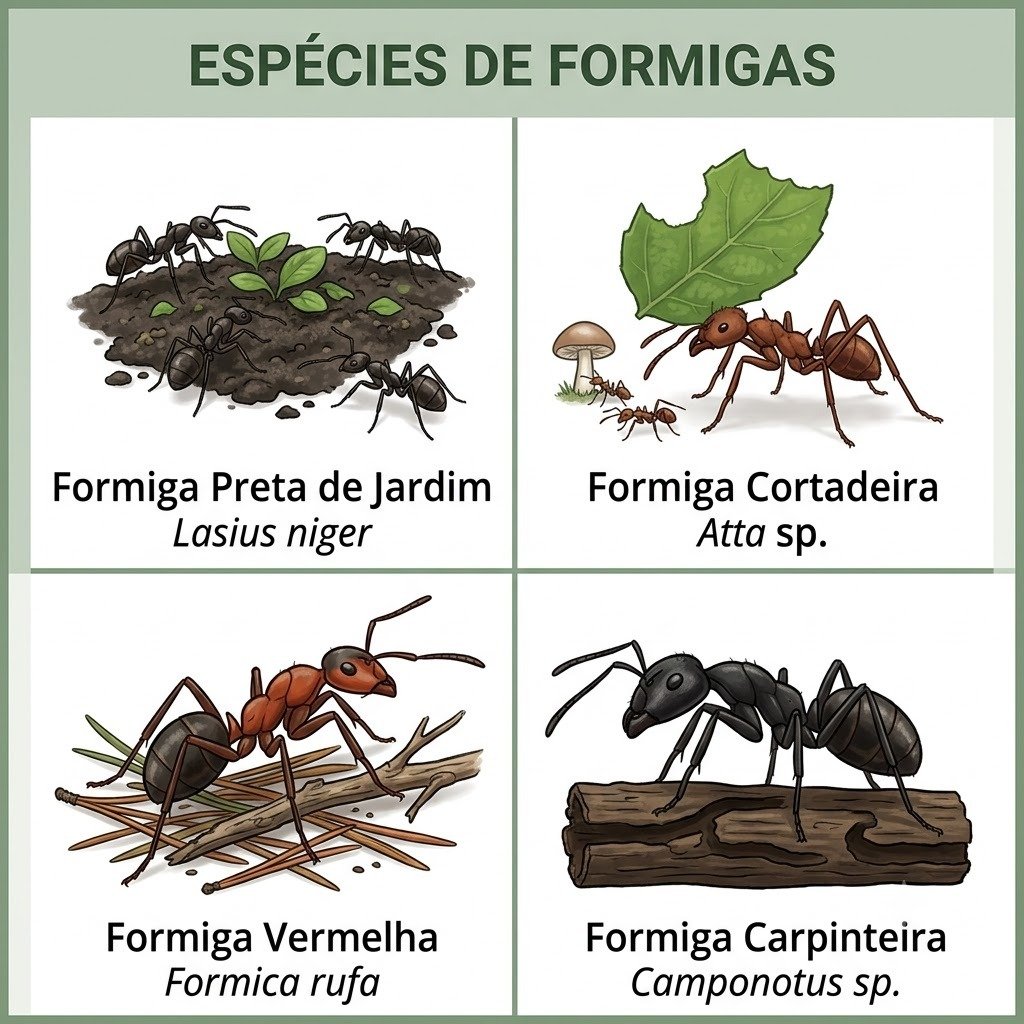 Guia de espécies de formigas em Barra Bonita