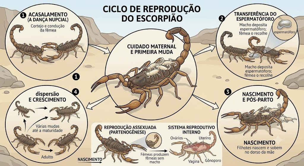 Como os Escorpiões se Reproduzem em Barra Bonita